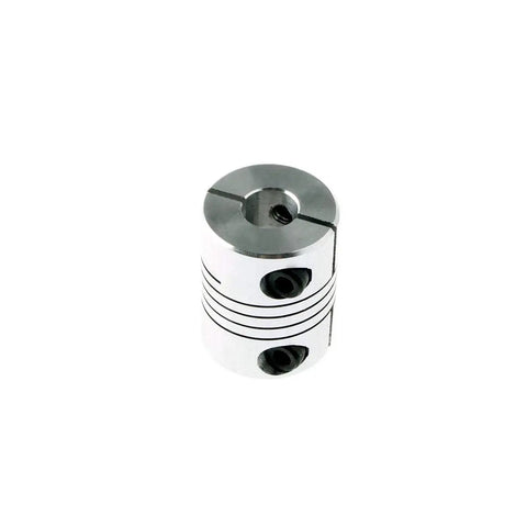 Pro Grade Cnc Linear Guide Rail Kit Sbr12-400 Paired With Sfu1204-400Mm Ball Screw showing a polished steel coupling for CNC applications.