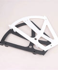 Heavy Duty White Plastic Furniture Hinge For Shoe Cabinets And Storage Drawers No Fuss Smooth Swing Bracket Replacement For Diy Home Organization Quick Swap, showcasing white and black color options.