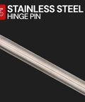 Heavy Duty Weld On Container Door Hinge Set 10 Pack With Blade Pin And Lugs For Cargo Doors 6 Inch Long Front 2.25 Inch Wide Back