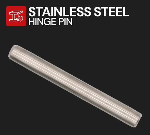 Heavy Duty Weld On Container Door Hinge Set 10 Pack With Blade Pin And Lugs For Cargo Doors 6 Inch Long Front 2.25 Inch Wide Back