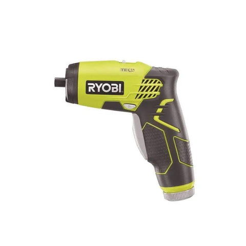 Compact 4V Lithium Screwdriver With One Quarter Inch Hex Chuck Two Speed Gearbox Switch Between 200 And 600 RPM Quick Turn Design