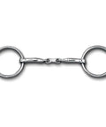 10 Loose Ring Copper Inlay Stainless Steel French Link Snaffle Bit, 5 Inch, MB 10 Level 1, USEF Dressage and FEI Qualified