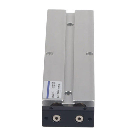 Double Acting Pneumatic Cylinder TN10X100 75mm Stroke Beefy Aluminum Alloy Rod Shaft with two visible ports
