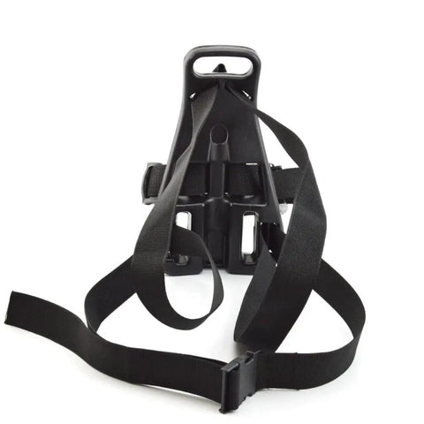 Oxygen Tank Backpack For Scuba Diving 14.2 Inch Mini Gas Cylinder Carrier with black adjustable straps and anti-skid base