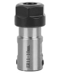 Pro Grade ER11 Collet Block With 10mm Axle Hole For Lathes And Milling Machines, visible with spiral thread quick clamp for strong grip