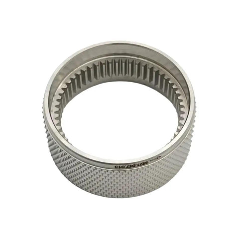 Tension And Drive Roller Assembly 1821.047.013 For ORT120 ORT250 Battery Powered Plastic Strapping Tool Replacement Pro Grade Fit Quick Install High Performance Feed Wheel, metal ring close-up