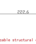 Diagram of dimensions for 2 Pack Miter Saw Mounting Brackets For DMS01A DMS03A And PM7002 Stand, showing structural measurements