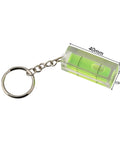 Green for bullseye Square for spirit Level Bubble Inclinometer for PTZ keychain with dimensions, acrylic material for precise leveling.