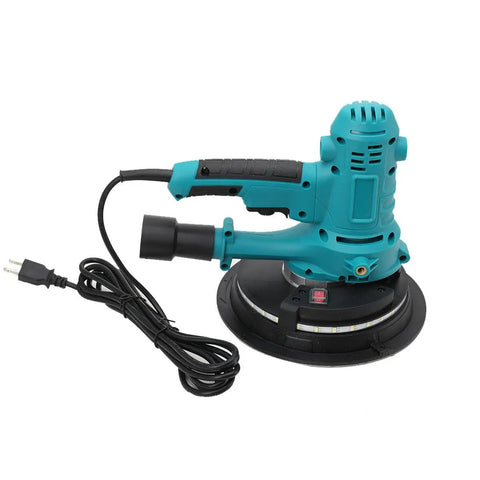 Variable Speed Handheld Electric Drywall Sander With Automatic Vacuum System, LED light, 130-inch cord, and dust hose shown.