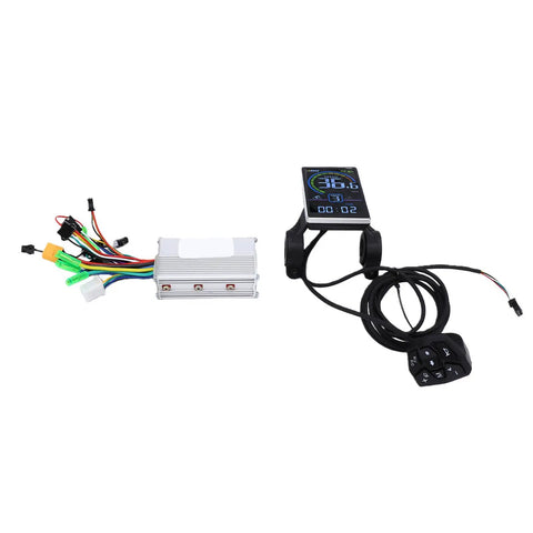 Slick Color Screen LCD Dashboard Upgrade Kit With 350W Brushless Controller for Electric Scooters, Real Time Riding Data