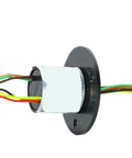 360 Degree Capsule Slip Ring Kit, 12.5mm Diameter, 6-Channel, 1.5A Per Channel, Gold Contact Points For Smooth, Rock-Solid Power And Signal Transfer, A No-Brainer For Cameras, Robotics, Test Equipment, And Rotating Platforms., capsule slip ring with wires and flange mount