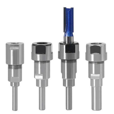 Router Bit Extension Rod Converter Adapter For Woodworking Tools Collet Extension Chuck Engraving Milling Cutter Accessory Must Have