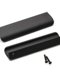 10 Pack Black Cabinet Handles 5 Inch Finger Pulls for Cabinets and Dresser Drawers With 5 Inch Hole Centers, modern aluminum alloy.