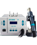 861DW 1000W Hot Air Rework Station with 3 nozzles and digital display, auto sleep function, ideal for PCB chip repair.