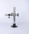 Heavy Duty Mini Welding Torch Holder Stand With Adjustable Vertical Height And Horizontal Sliding V Clamp Mounts For MIG TIG Guns