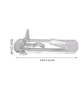 Easy Locking Shelf Pegs For Cabinets And Furniture No Burrs Required Durable Plastic Shelf Pins 30 Pack, transparent side view