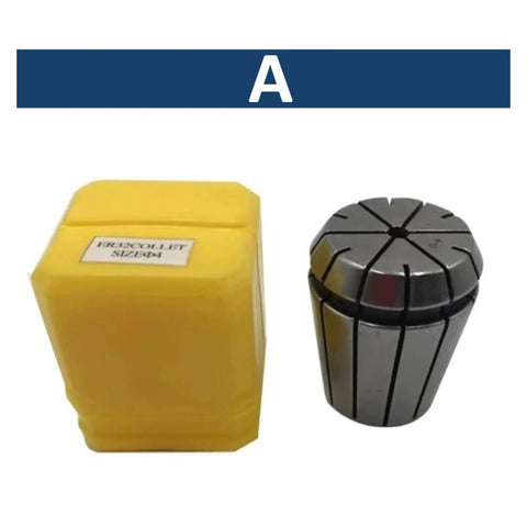 Heavy Duty Spring Collet Chuck Kit For CNC Lathe And Milling Machine featuring High Precision Engraving Spindle Tool Holders with collet and storage case.