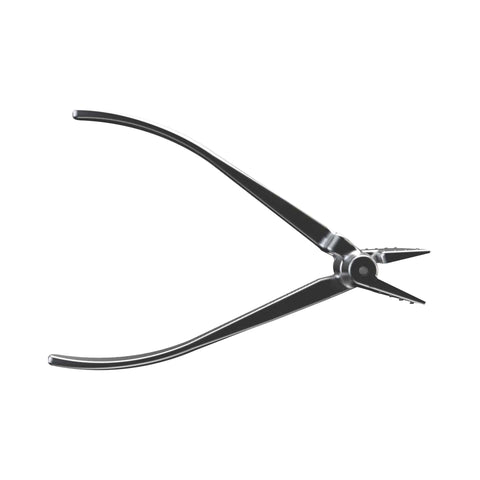 Forged Hand Seamer Tongs With Straight Handle For Sheet Metal Work Heavy Duty HVAC Roofing Tool Nine Point Five Inch Length Three Inch Jaw