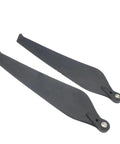 Multi Platform Drone Propeller For P80 P100 Sprayers And 47 Inch Agricultural Drones CW Blade Compatible With TOPSPRAY Fipenk 300 Crop Sprayers Weather Resistant Aerodynamic Wide Swath Stable Thrust Under Heavy Low Speed, showing a pair of black propeller blades