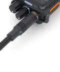 Close-up of Dual Band SMA-F Ham Antenna High Gain VHF UHF 136-174 MHz 400-470 MHz For Kenwood Baofeng handheld radio