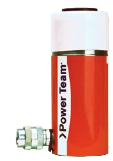 Single Acting Hydraulic Cylinder Built Tough With Ten Ton Capacity And Two Inch Stroke Featuring Chrome Rod Pistons Plus Quick Coupler For Backyard Wrenching And Serious Heavy Duty Shop Fixes