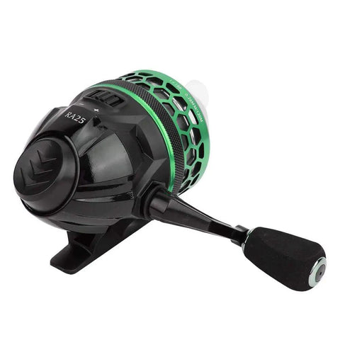 Spincast Fishing Reel With 4.1 To 1 Gear Ratio, Closed Face Design, Durable ABS And Metal Build, lightweight yet tough