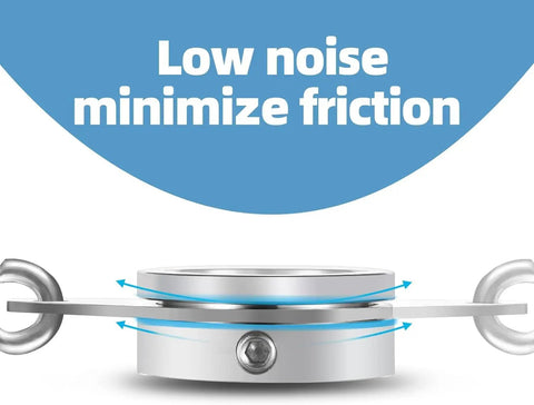 Heavy Duty Flag Pole Rings For One Inch Poles With 360 Degree Swivel Clips And Foolproof Anti Wrap Design showing low noise and friction minimization.