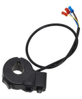 Solid Handlebar Switch 7/8 Inch On Off For E Bike Scooter Atv Motorcycle And Utv With Latching Push Button Support Dc 24 36 And 48 Volt Electrical Systems To Keep Your Ride Rocking Safe And Smooth Without Any Hassle Today. black 22mm handlebar switch with wired connectors