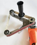 Stainless Steel Pipe Grinding Polisher Kit For Angle Grinder With Flexible Abrasive Belt And High Molecular Dri Wheel, DIY Metalworking Accessory For Pros And Weekend Warriors.