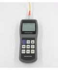 Heavy Duty Digital Hardness Tester Portable Metal Testing Rig For Steel Aluminum Alloy Iron Brass Gauge displaying readings.