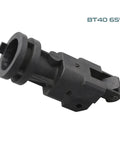 Bombproof Bt40 65 Degree Tool Fixing Pot Sleeve For Cnc Milling Machine, black machined steel, stops spindle wobble.
