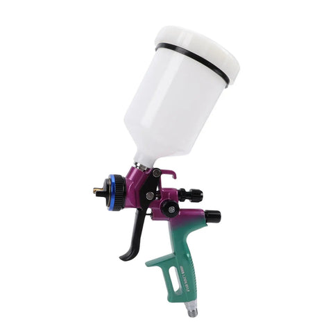 Straight Up Rock Solid Hvlp Paint Sprayer Featuring A Generous Six Hundred Ml Cup And Precision Point Three Tip for detailed painting.