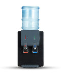 Countertop Water Cooler Dispenser For Home Office Dorms Black Holds 3 Or 5 Gallon Jug Top Loading Hot And Cold Water