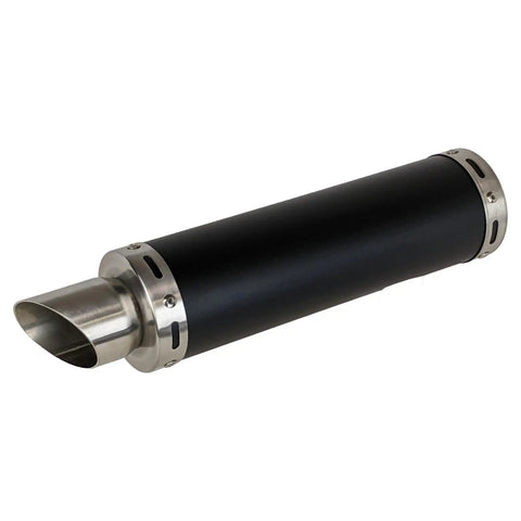 High Performance GY6 50cc Exhaust System Muffler Bolt On For Scooter Moped Fits TaoTao Jonway Kymco 139QMB Black Stainless Steel