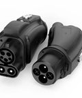 Road Ready CCS To CHAdeMO EV Fast Charging Adapter DC 1000V 250A Japanese Plug And Play Heavy Duty Connector close-up view
