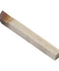 Side view of small HSS lathe tool for external turning and chamfering (Z077-1).