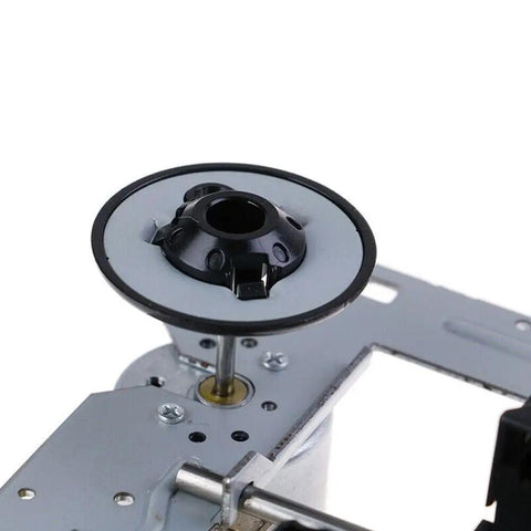 Top view of Complete 16 Pin CD Player Mechanism Replacement For SF P101N Version S with spindle motor assembly.