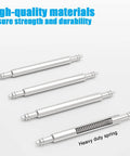 Stainless Steel Watch Pins 1.8mm Thick Heavy Duty Spring Bar 4 Pack Fits 18mm To 26mm Lug Widths For Replacing Watch Bands And Upgrading Your Gear Durable And Easy To Install.