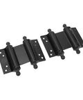 Black stainless steel self closing door hinge double action spring hinge for cafe saloon and counter doors easy installation durable