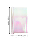 Iridescent Cellophane Wrapping Paper Roll For Flower Bouquets And Wine Bottles Multicolor Gift Wrap For Weddings And Parties Can Be Cut To Size Durable Packaging Paper For Gifts That Pop, 56 cm width, 900 cm length