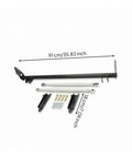 Heavy Duty Rear Traction Control Rod Assembly And Chassis Brace Kit Featuring Carbon Steel Build, 91cm length, parts displayed.