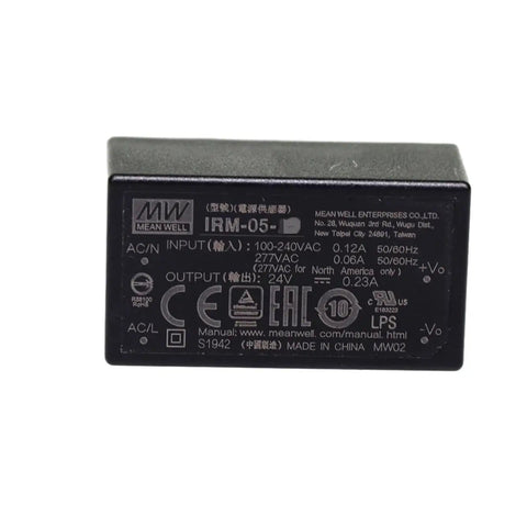 IRM-05-5 5W 5V 1A Switching Power Supply For PCB Type Applications AC-DC Driver Converter With EMI Filtering High Efficiency Up To 77%