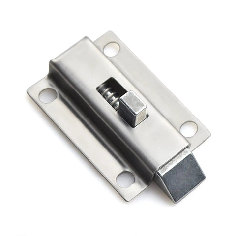 Heavy Duty Stainless Steel Sliding Door Bolt Lock Security Gate Latch showing durable metal construction and easy installation.