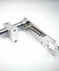 Length 140mm T Shaped Base Aluminum Alloy Spring Holder for Rotary Encoder Bracket with 30mm Hole and 80mm Rod