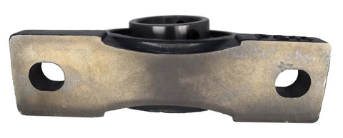 Front view of a Two To Three Sixteenths Inch Pillow Block Bearing Set Screws NP35 P2BSC203 UCP21135 56A1020 showing metal housing