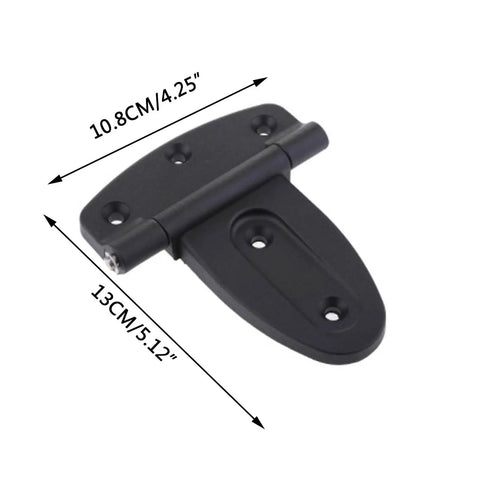 Heavy Duty Shed and Barn Door Hinges for Single or Double Doors Square Gate Hinge UV Protected Coated Finish
