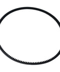 Reverse Drive Belt 24995 Compatible With Rear Tine Tillers, rugged high-performance tiller belt, black circular design.