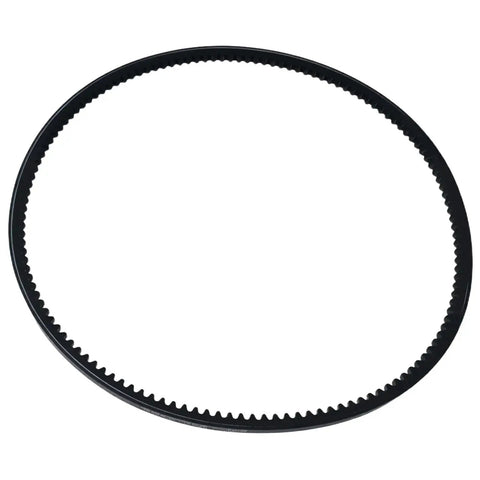 Reverse Drive Belt 24995 Compatible With Rear Tine Tillers, rugged high-performance tiller belt, black circular design.