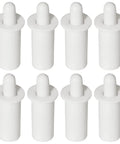 20 Pack Heavy Duty Shutter Repair Pins For Plantation Blinds, white plastic pins, 20mm size, ideal for quick window treatment fixes.