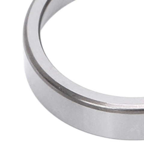 Close-up of a Cr steel alloy ring from Heavy Duty Marine Trailer Bearing Kit With Seals For One And One Sixteenth Inch Axles